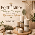 El Equilibrio perfecto: Velas de Hormigón + Macramé para tu hogar.