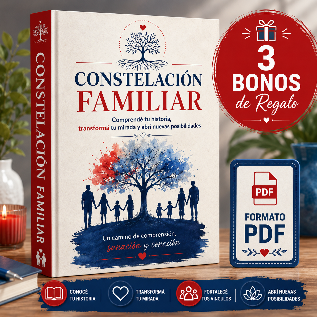 CONSTELACIÓN FAMILIAR + 3 BONOS DE REGALO!