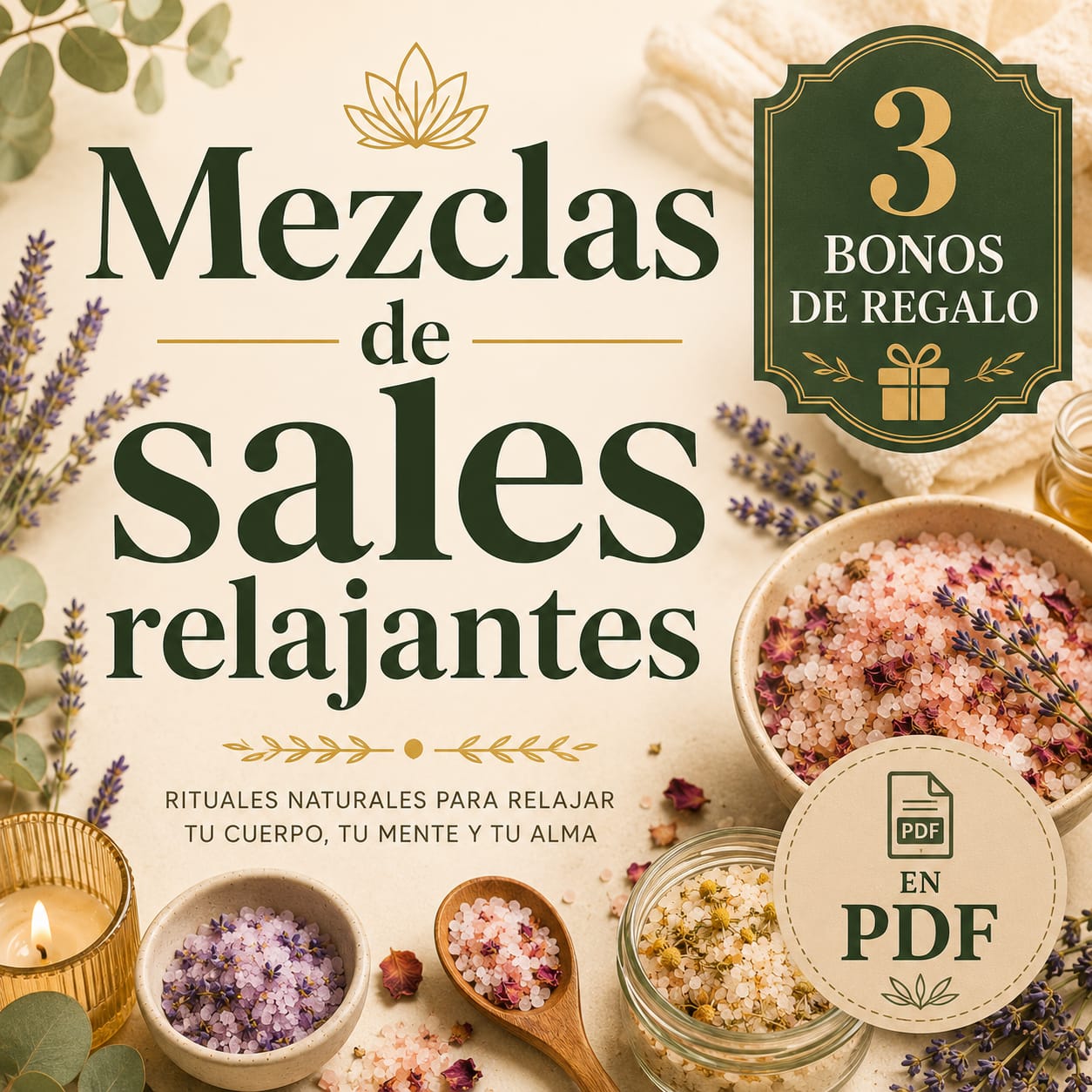 30 Mezclas de Sales Relajantes