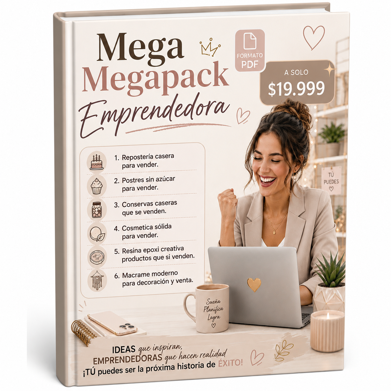 Megapack Emprendedora ✨️ 6 Oficios para emprender desde casa!