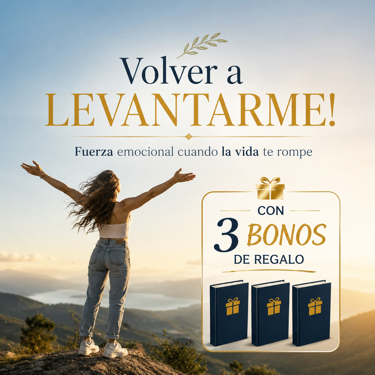 Volver a Levantarme! Libro autoayuda + 3 super bonos de regalo! 🎁